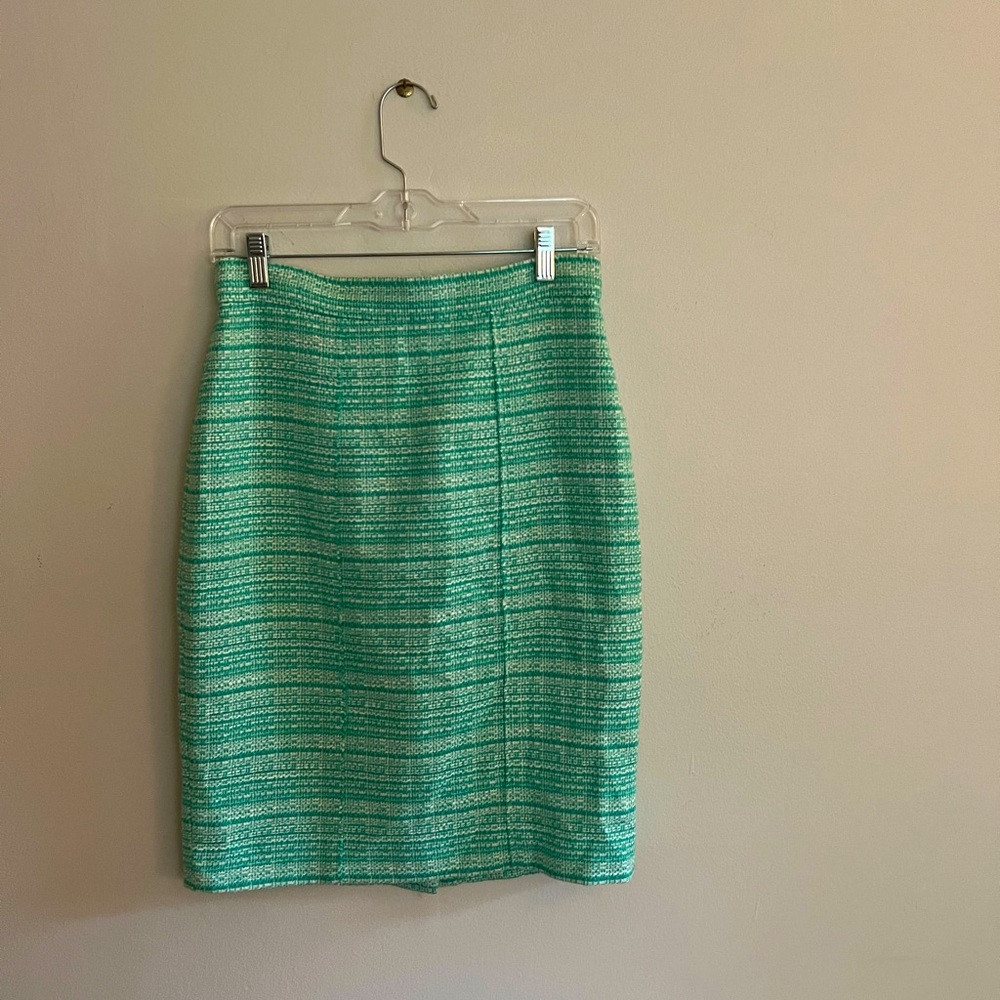 Blue/Green Pencil Skirt